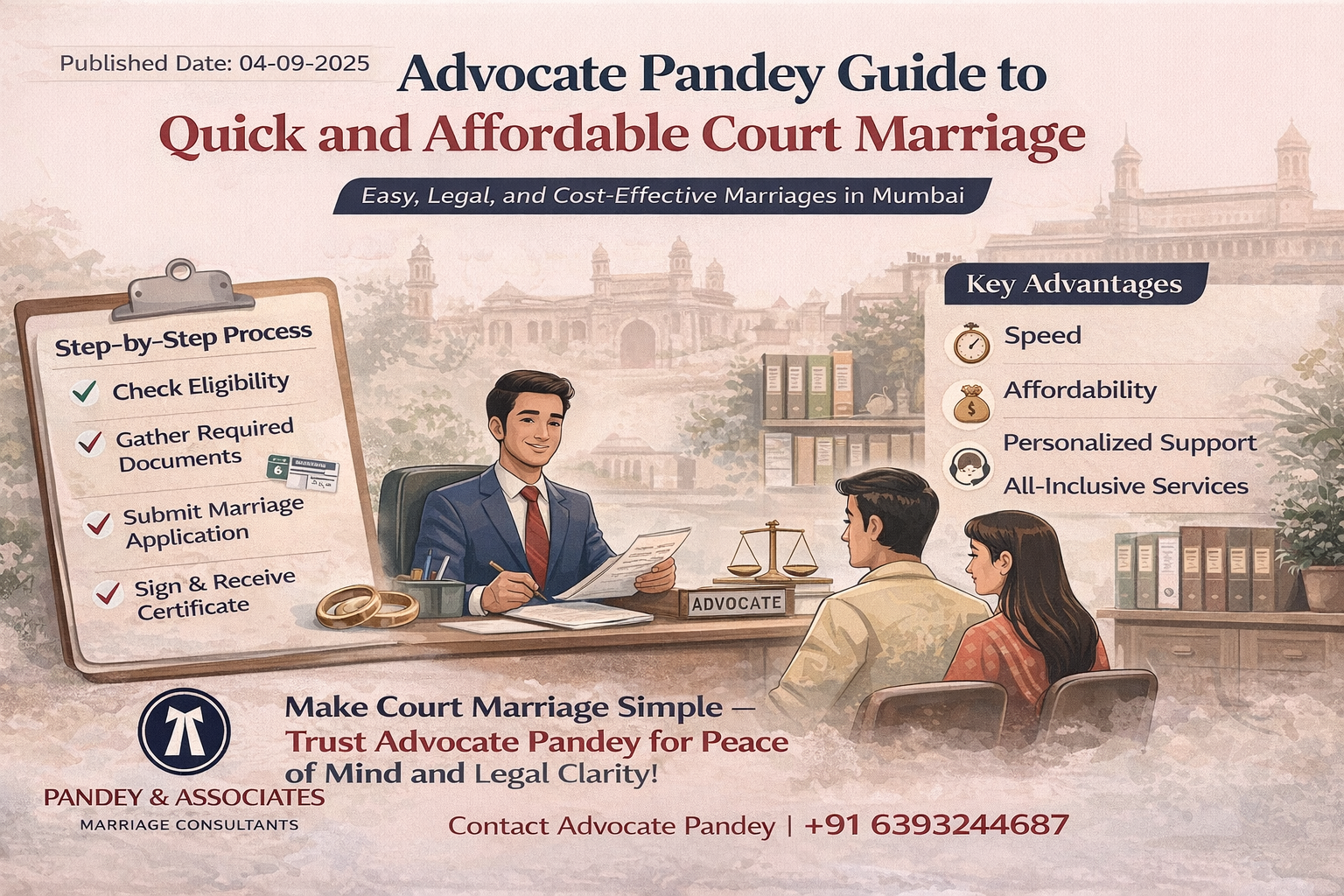 Advocate Pandey Guide to Quick and Affordable Court Marriage