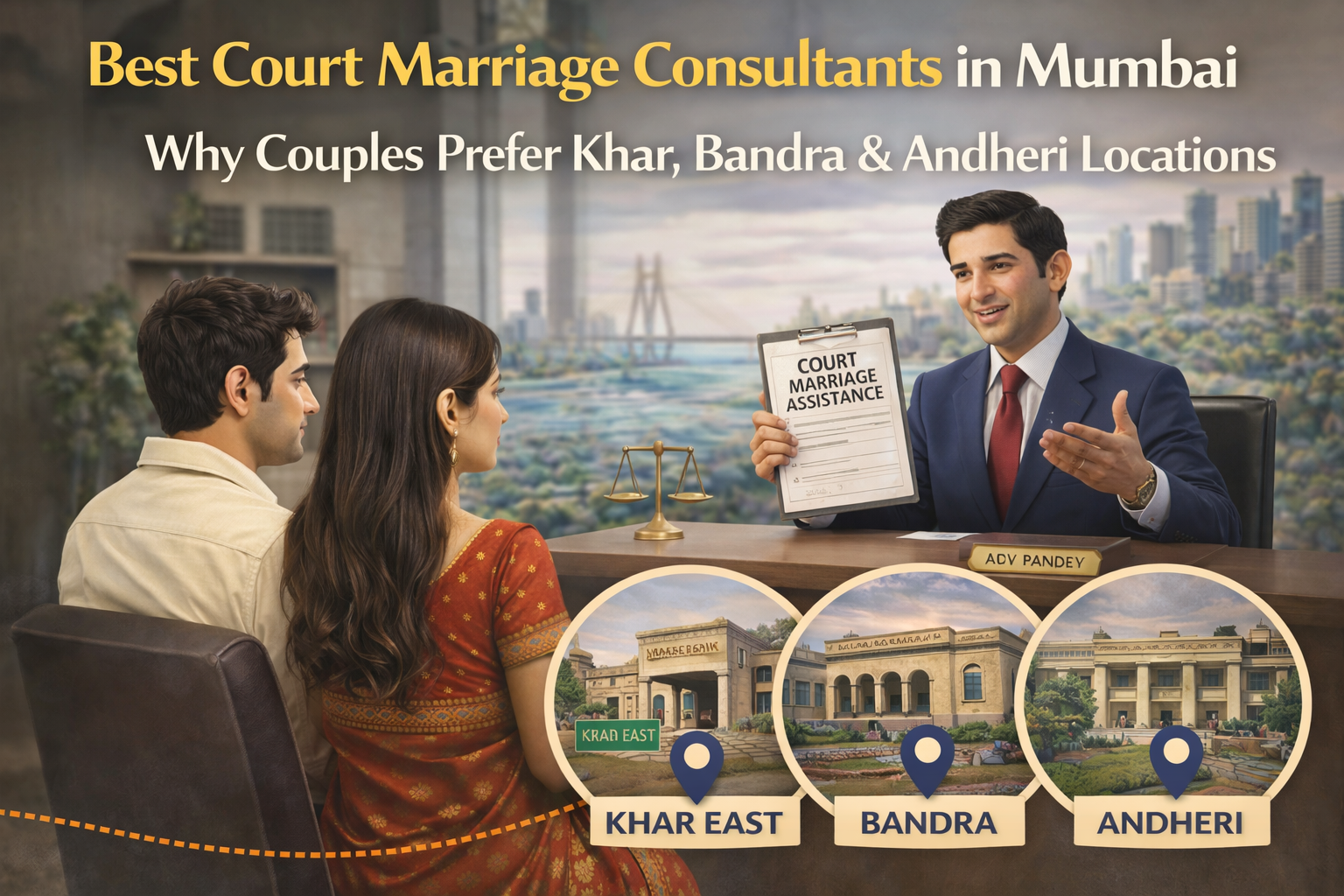 Best Court Marriage Consultants in Mumbai Why Couples Prefer Khar, Bandra & Andheri Locations