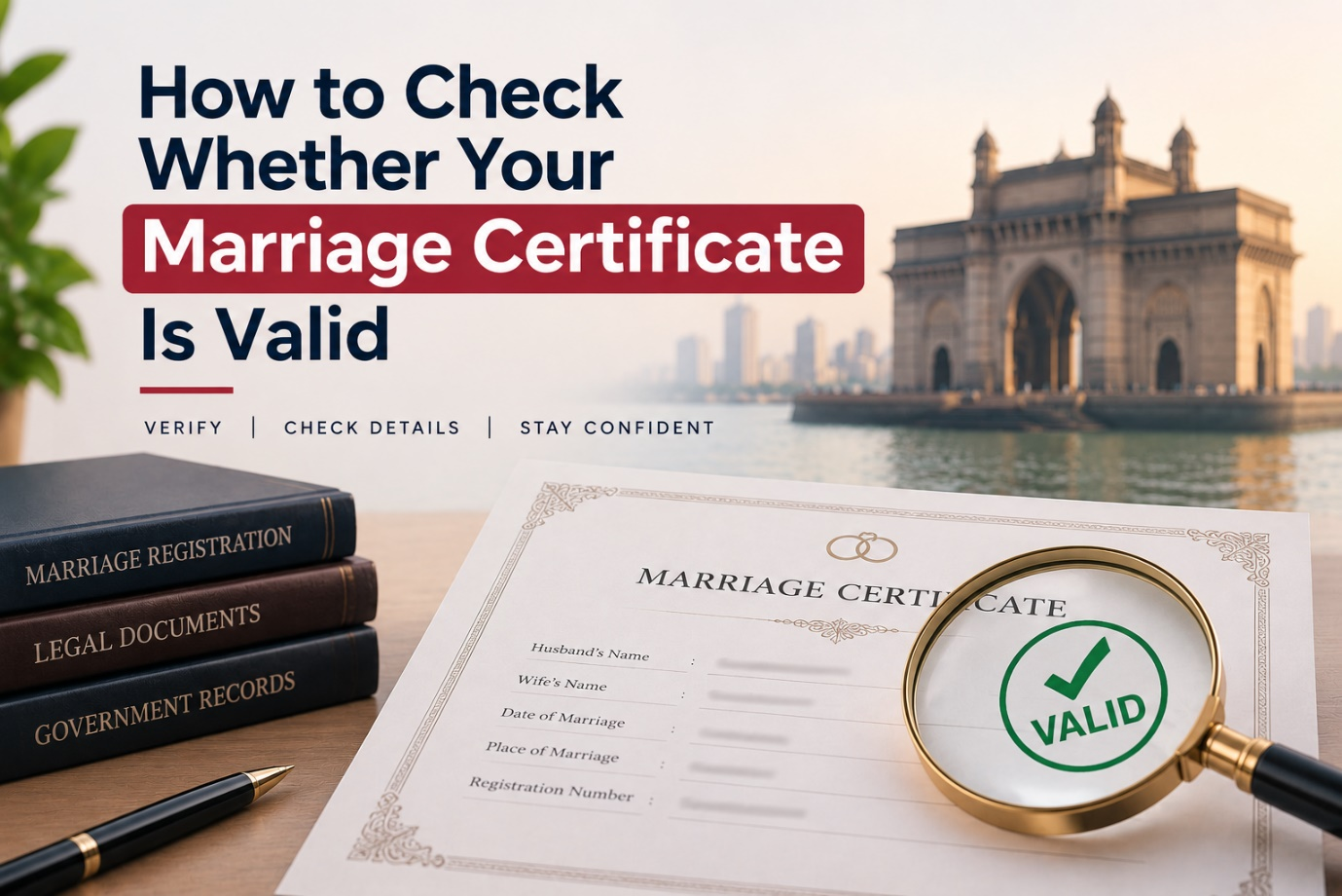 How to Check Whether Your Marriage Certificate Is Valid