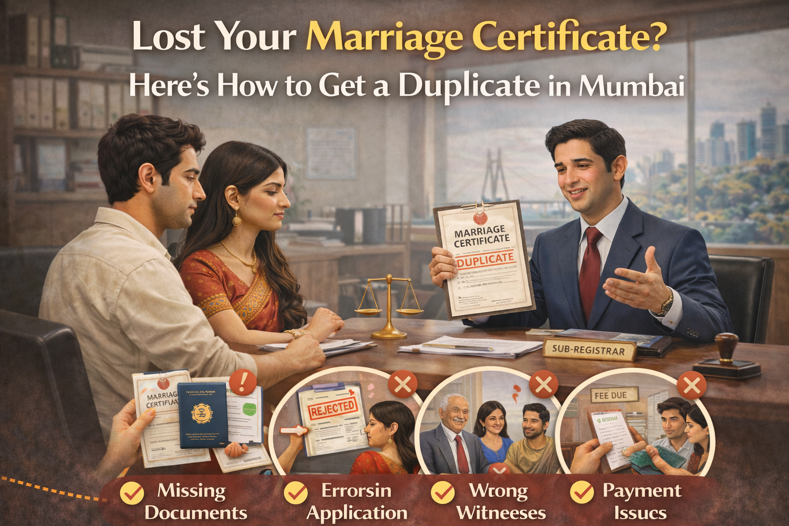 Lost Your Marriage Certificate? Here’s How to Get a Duplicate in Mumbai​