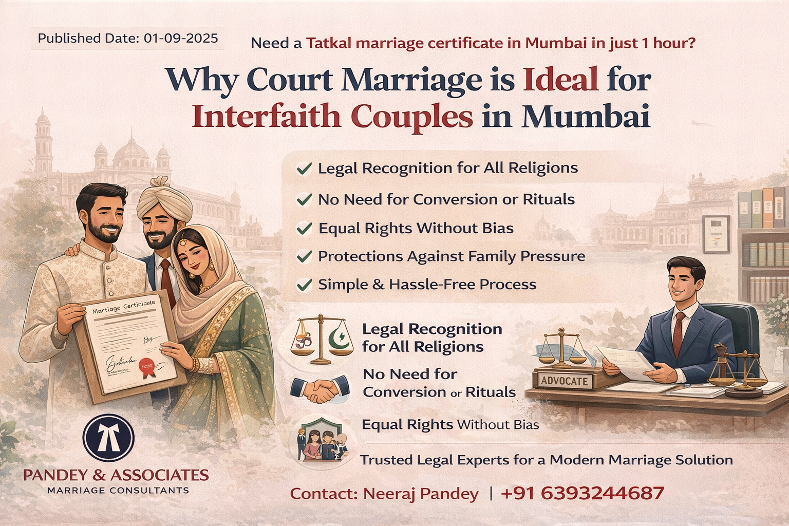 Need a Tatkal marriage certificate in Mumbai in just 1 hour