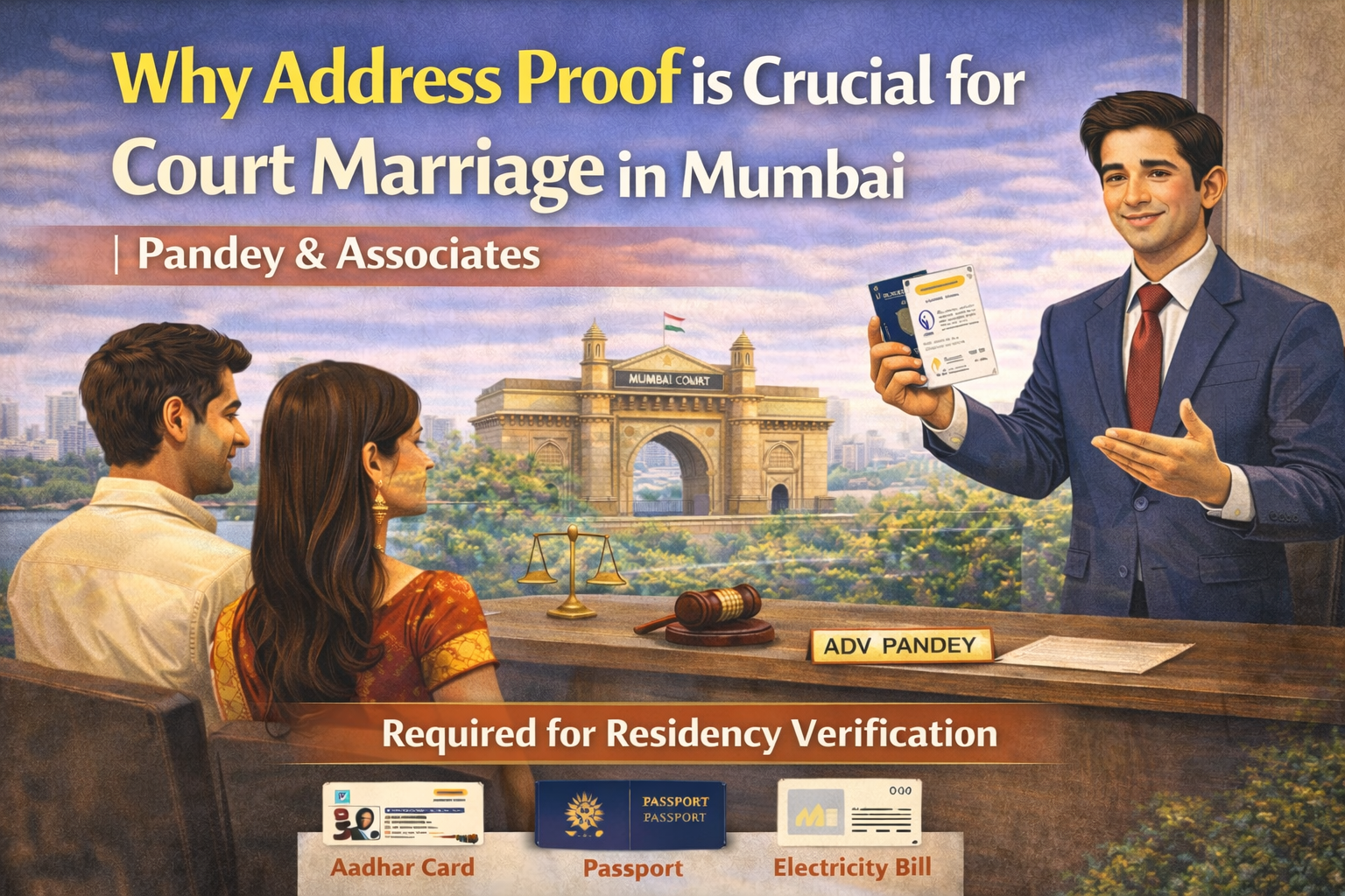 Why Address Proof is Crucial for Court Marriage in Mumbai Pandey & Associates​